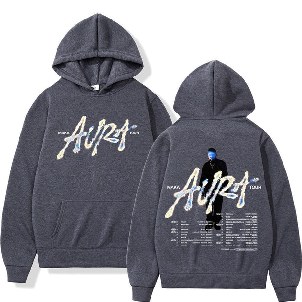 Rapper Maka  Aura Tour Merch Hoodies Men Women Clothing