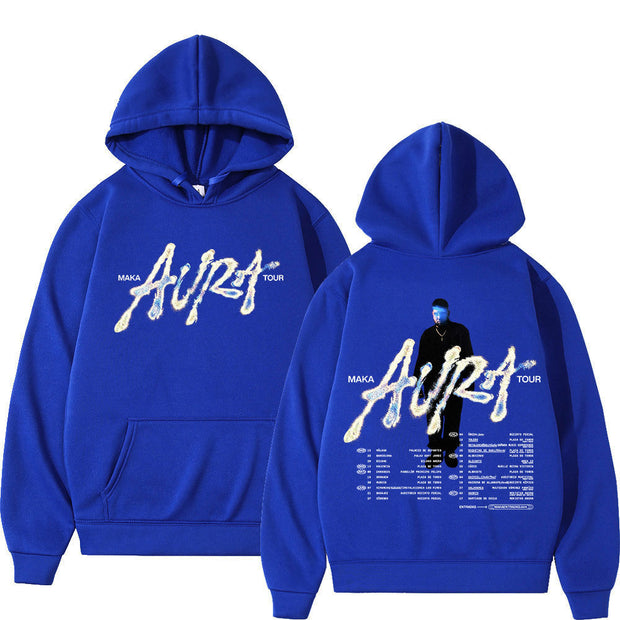 Rapper Maka  Aura Tour Merch Hoodies Men Women Clothing