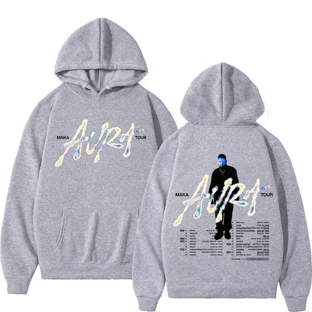 Rapper Maka  Aura Tour Merch Hoodies Men Women Clothing