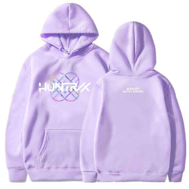 KPop Demon Hunters Huntrix Logo Hoodie Women Men Clothing