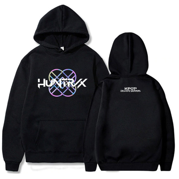 KPop Demon Hunters Huntrix Logo Hoodie Women Men Clothing