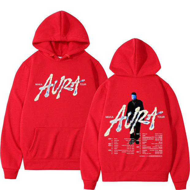 Rapper Maka  Aura Tour Merch Hoodies Men Women Clothing