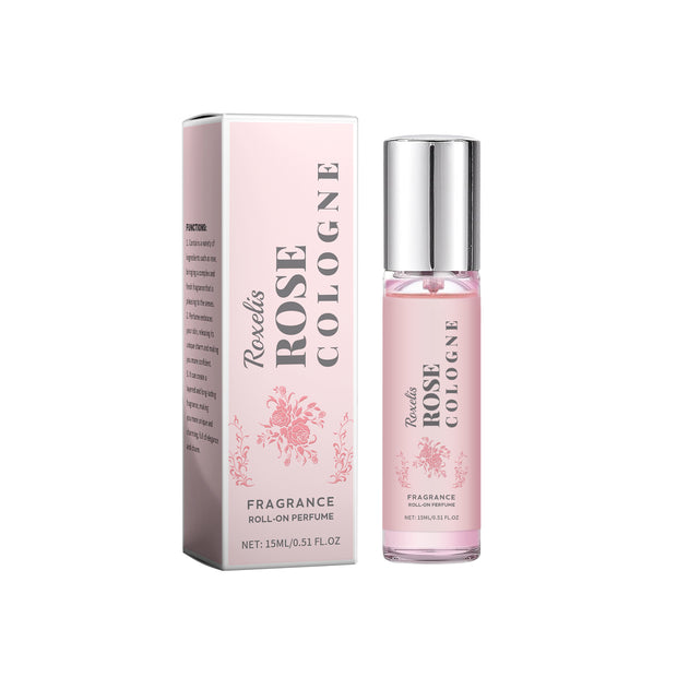 Rose Elegant Roll-On Perfume Women's Wrist Long-Lasting Light Fragrance Fresh Floral Roses Keep Perfume Perfume