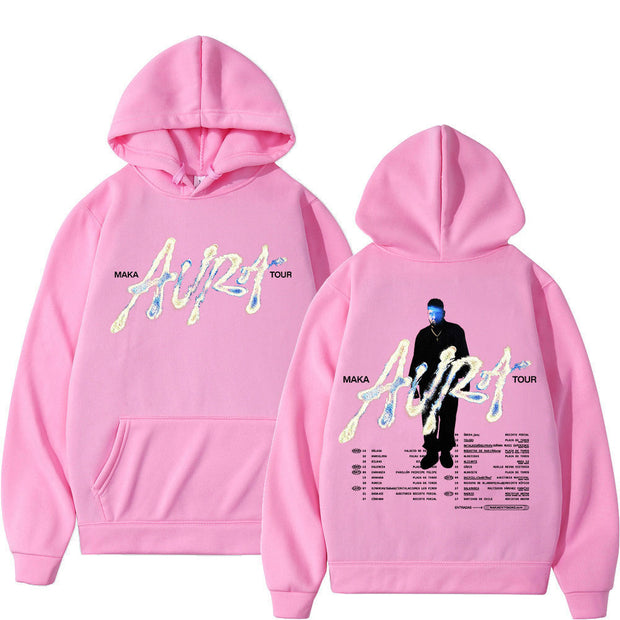 Rapper Maka  Aura Tour Merch Hoodies Men Women Clothing