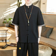 Thai Traditional Clothing for Men | Ethnic Top | Yunnan Travel Wear