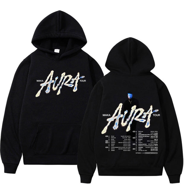 Rapper Maka  Aura Tour Merch Hoodies Men Women Clothing